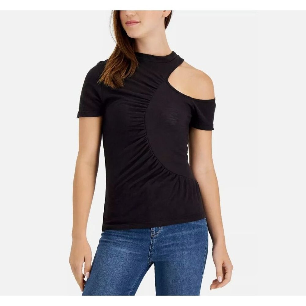 LNA Wave Cotton Cut Out Top Medium